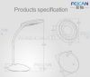 reading light, dimmable folding touch swith led desk lamp